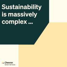 Sustainability is hugely complex 