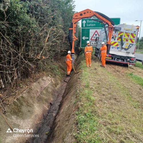 Fenstanton depot provide vegetation clearance and drainage scheme in Bedfordshire